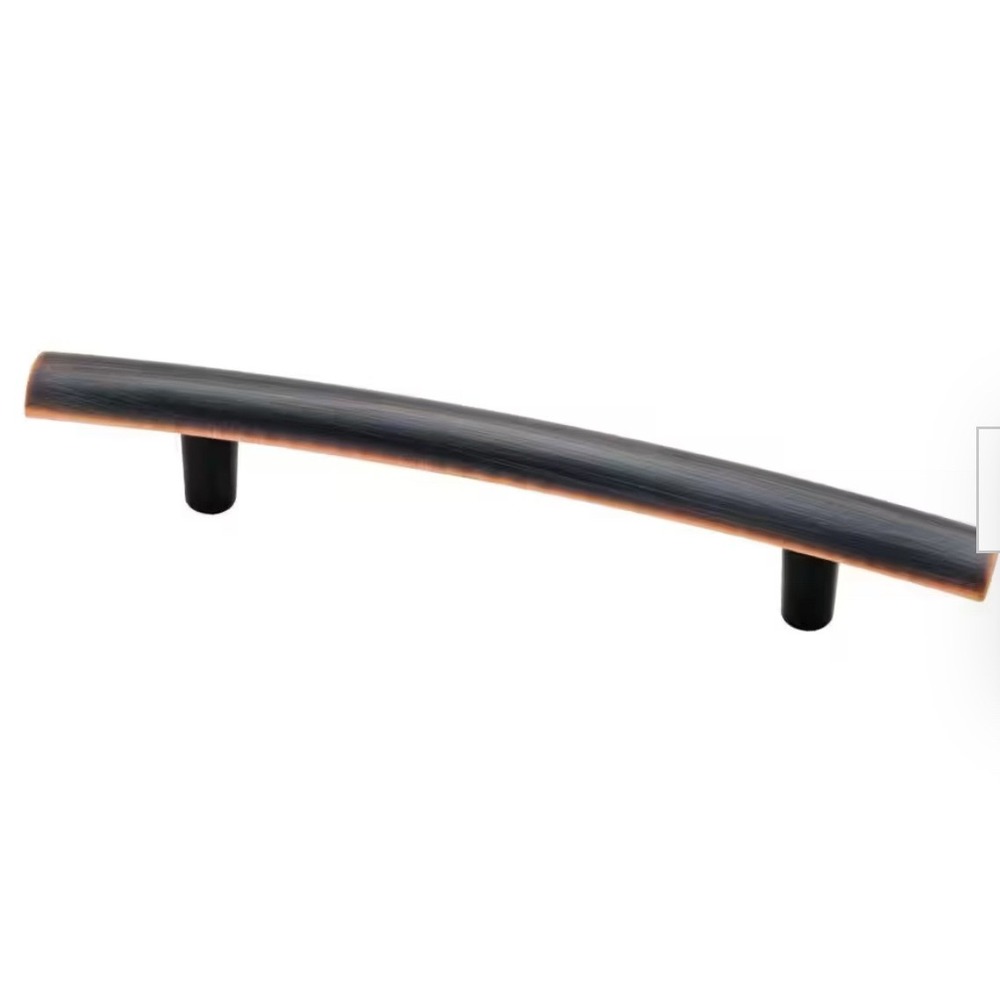 New Door Or Drawer Pulls Black with Bronze Accents - Set of 12